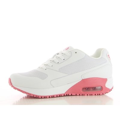 Oxypas Oxypas/ Safetyjogger Ela wit/fuchsia ( MAATADVIES, NEEM 1 MAAT GROTER!)