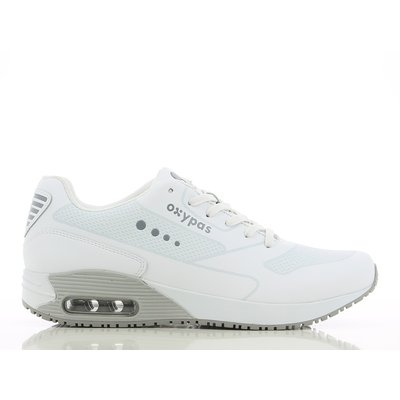 Oxypas Oxypas Justin wit/grijs Beperkte maten met ouder logo ( MAATADVIES, NEEM 1 MAAT GROTER!)