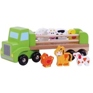 Vrachtwagen met dieren