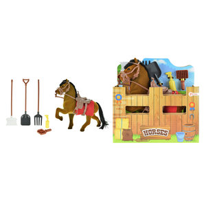 Paard in stal ( voorraad 54 stuks OP=OP)