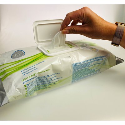 Schülke Mikrozid universal wipes premium 25 x 25 cm desinfectie