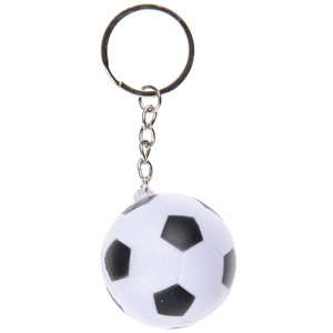 Voetbal Sleutelhanger Soft Zwart-Wit