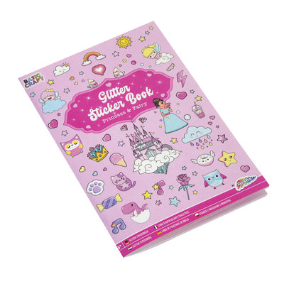 Glitter Stickerboek ( voorraad 15 stuks OP = OP)