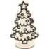 Kerstboom hout met foam motief