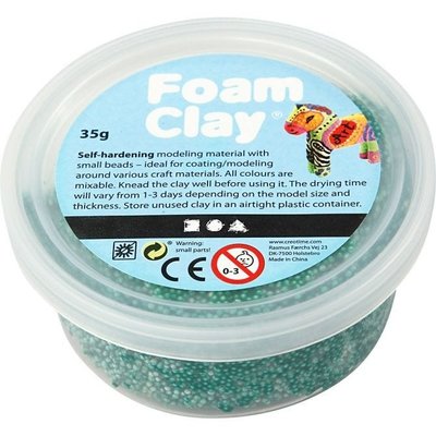 Foam Clay 35 g. donkergroen