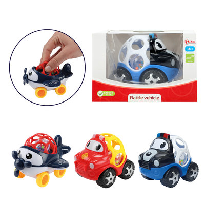 Baby rammelaar blij voertuig (voorraad 1 stuks OP = OP)