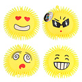 Pufferbal Emoji ( opgeblazen) ( voorraad 13 stuks OP = OP)