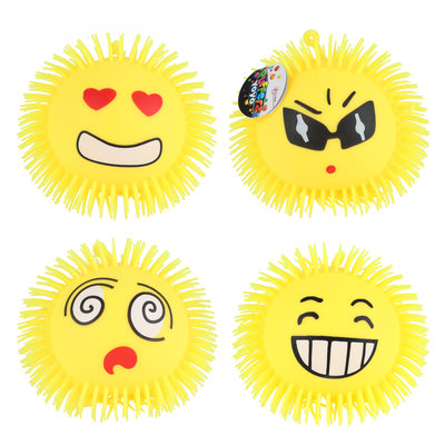 Pufferbal Emoji ( opgeblazen) ( voorraad 36 stuks OP = OP)