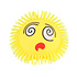 Pufferbal Emoji ( opgeblazen) ( voorraad 13 stuks OP = OP)