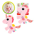 Knisper-/knuffeldoek eenhoorn (voorraad 25 stuks OP = OP)