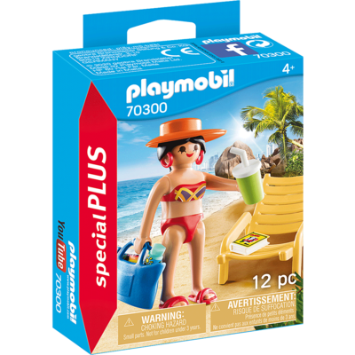 Playmobil Vakantieganger met strandstoel (voorraad 7 stuks OP = OP)