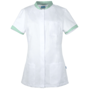 De Berkel Damesjas Fleur wit/ mint UITLOOP, geen retour mogelijk