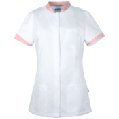 De Berkel Damesjas Fleur wit/ lichtroze UITLOOP, geen retour mogelijk