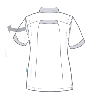 De Berkel Damesjas Fleur wit/ lichtroze UITLOOP, geen retour mogelijk