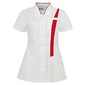 De Berkel Damesjas Lara wit/rood