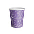 Akzenta Drinkcups Streetart karton paars - ECO Friendly