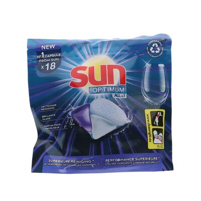 Sun Vaatwastabs Regular 18 stuks