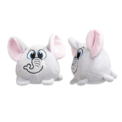 Pluchen bal-dier ( voorraad 66 stuks OP = OP)