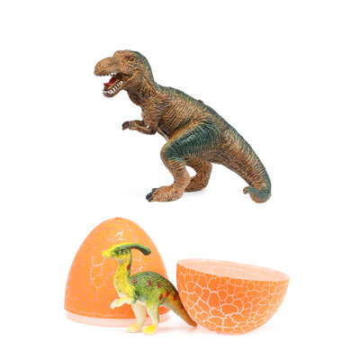 Dino met verrassingsei ( voorraad 50 stuks OP = OP)