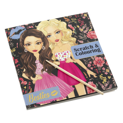 Scratch & Kleurboek Besties ( voorraad 40 stuks OP = OP)
