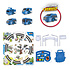 Turbo Racers auto + baan in koffer ( voorraad 48 stuks OP = OP)