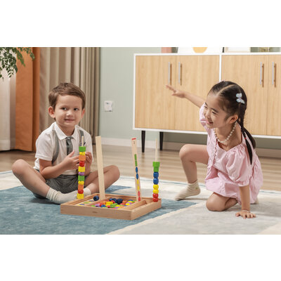 Kralenspel kleur- en vormherkenning 3+