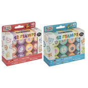 Stempels in doosje ( 12 stuks) ( voorraad 240 stuks OP = OP)