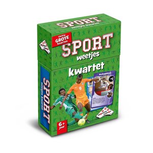 Sport weetjes kwartet ( voorraad 2 stuks OP = OP)