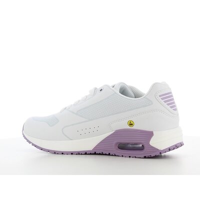 Oxypas Oxypas/ Safetyjogger  Ela wit/ paars ( MAATADVIES, NEEM 1 MAAT GROTER!)