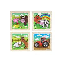 Houten Puzzel Boerderij