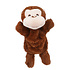 Handpop dieren pluche Fluffy
