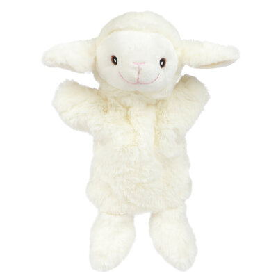 Handpop dieren pluche Fluffie ( voorraad 41 stuks OP = OP)