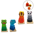 Houten Stapel puzzeltje Dieren