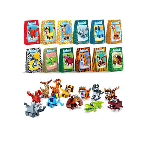 Jungle dieren bouwsteentjes