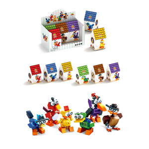 Bouwsteentjes vogel ( voorraad 50 stuks OP = OP)