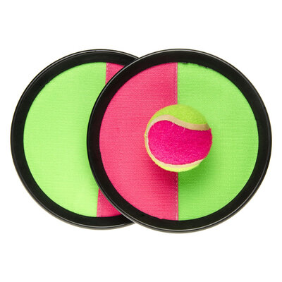 Catch bal Roze- Groen ( voorraad 3 stuks OP = OP)