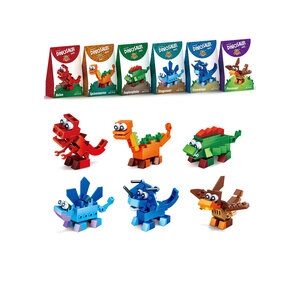 Bouwsteentjes Dino ( voorraad 18 stuks OP = OP)
