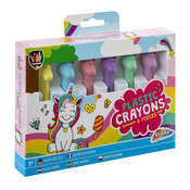 Waskrijtjes dieren, set á 6 stuks ( voorraad 353 stuks OP = OP)