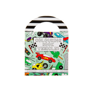 Kleurboekje + stickers Voertuigen