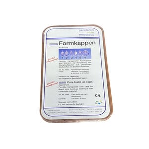 Peridenta Peridenta vormkappen Core Build-up Caps (150 stuks)
