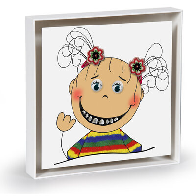 Happy Brackets 3D Wandlijstje 16 x 16 cm AANBIEDING! OP = OP Geen retour mogelijk!