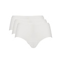 Ten Cate Basic midi 3-pack CREAM maat M OP = OP ( geen retour mogelijk)