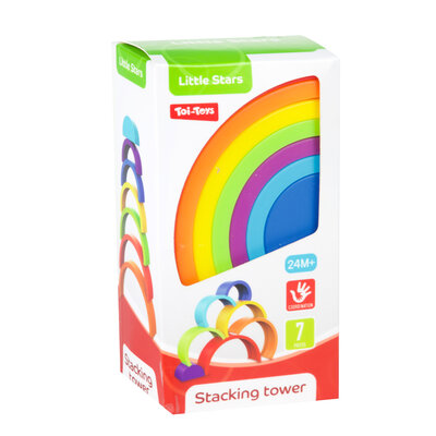 Stapeltoren regenboog ( 7- delig)