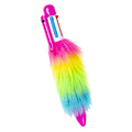 Fluffy balpen 6- kleurig