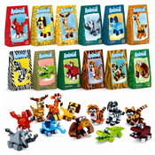 Jungle dieren bouwsteentjes
