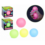 Glow in the dark anti stress bal 6 cm