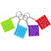 Boter kaas en eieren sleutelhanger spel