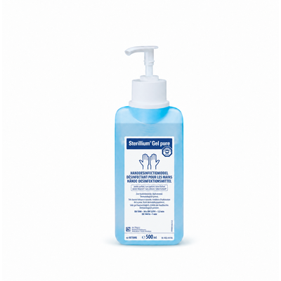 Sterillium Gel pure handdesinfectiemiddel 500ml met pomp