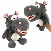Poetspop (handpop) Hippie Hippo (ca. 25 cm.)