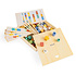 Houten kralen volgordespel  36 mnd+
